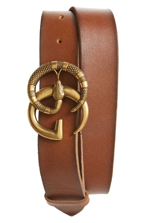 gucci brown snake belt|Gucci snake belt men's.